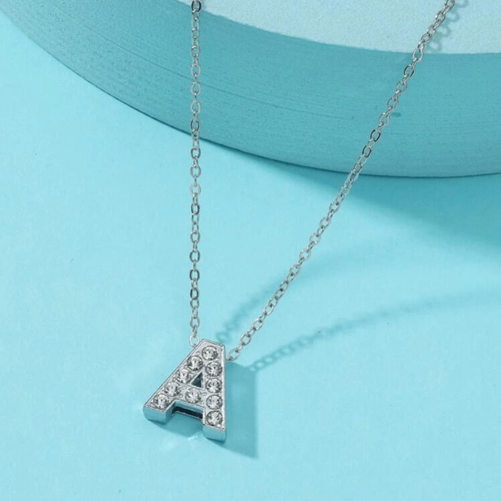 Girl initial necklace